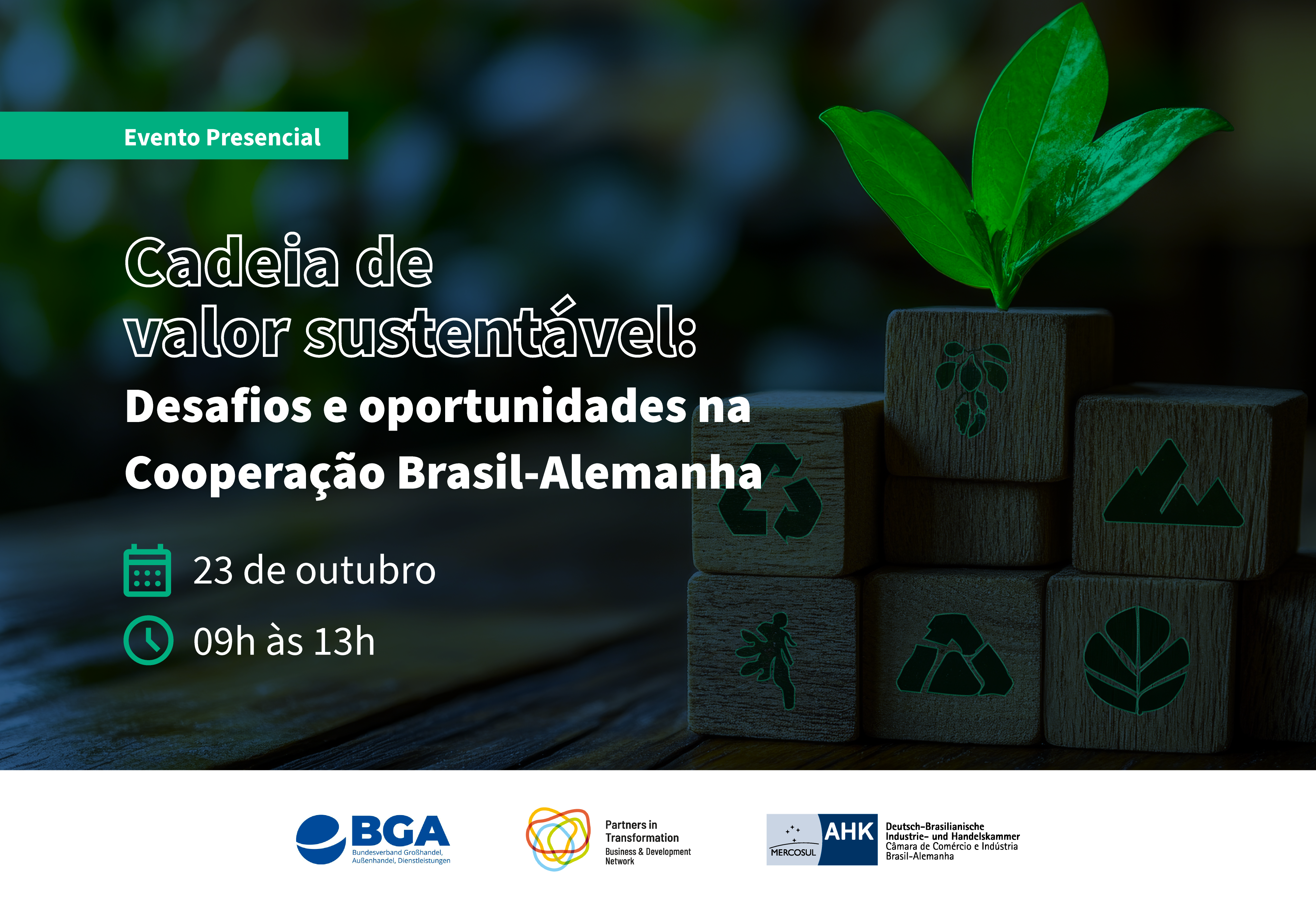 Workshop - Cadeia de valor sustentável: Desafios e oportunidades na Cooperação Brasil-Alemanha